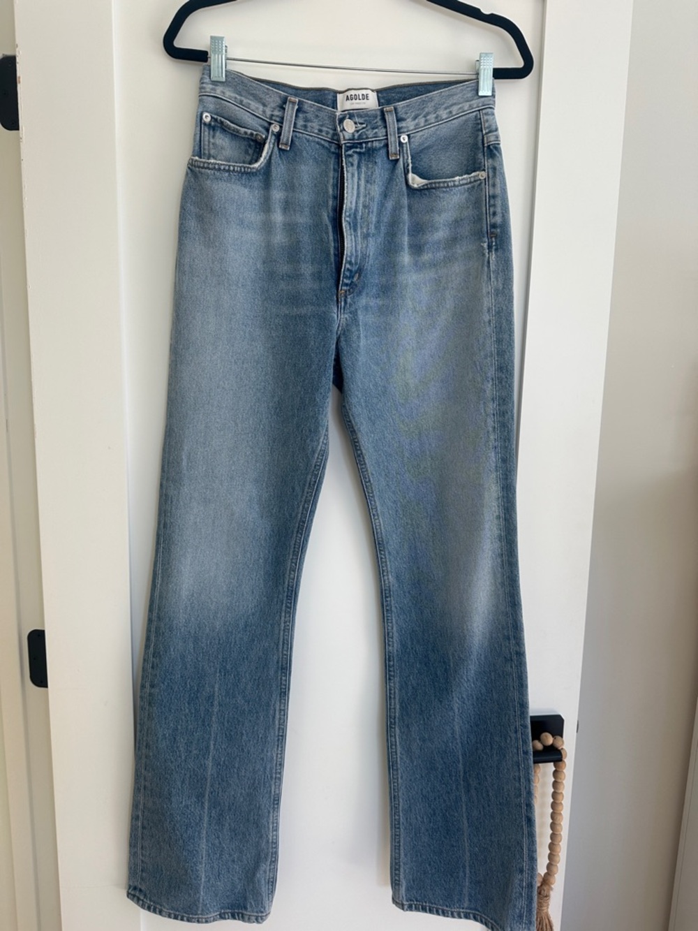 Agolde Light Blue Boot Leg Jeans